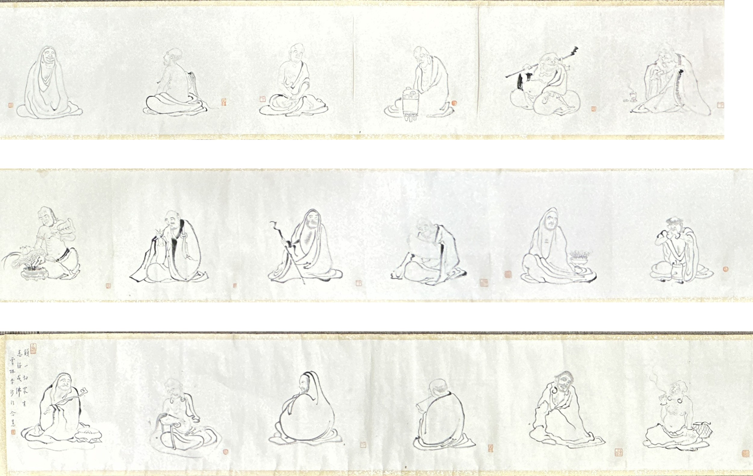 弘一大师善书少绘画