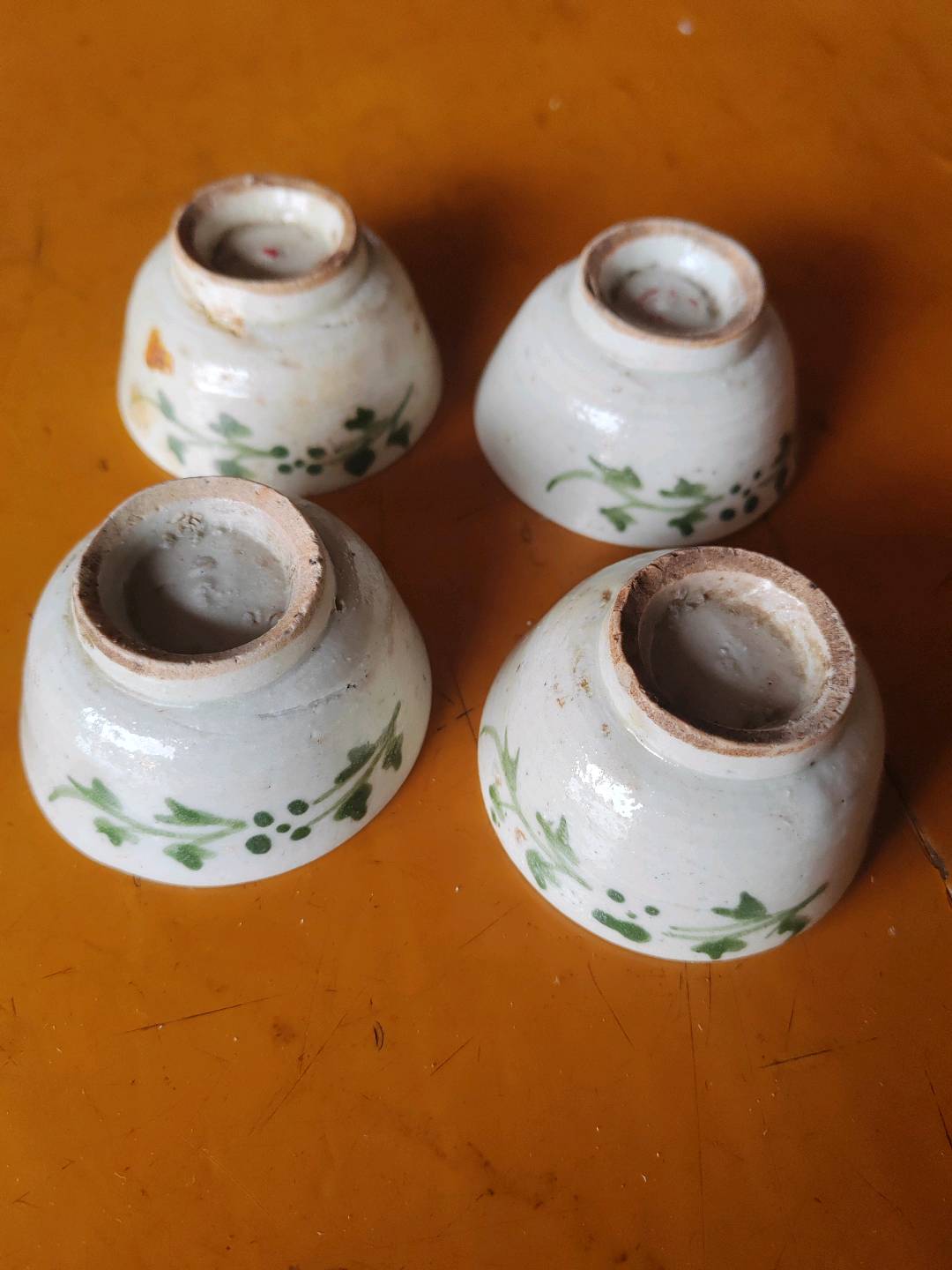 青花瓷，小酒杯4只